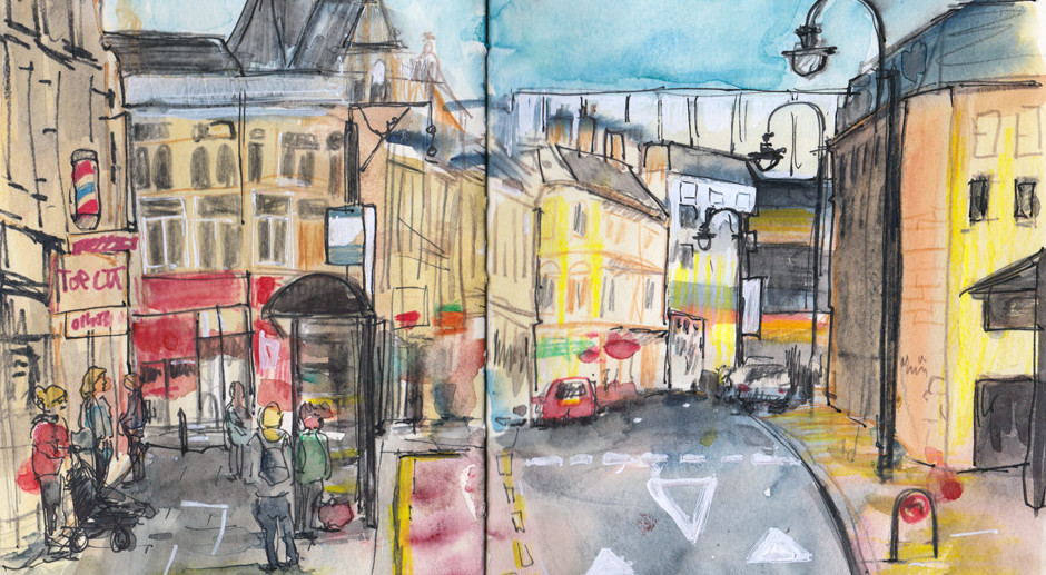 A Beginner's Guide to Urban Sketching Part 2: Practicing & Adding Colo –  Arteza.com